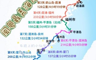 广州至福建自驾游路线怎么规划？