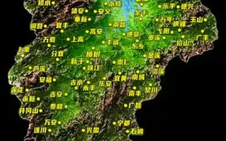 江西南丰322国道地形图有何特点？