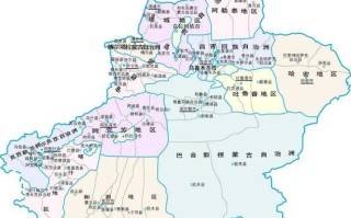 新疆省地图高清版大图