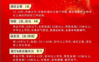 新疆库尔勒酒店招聘，岗位要求有哪些？