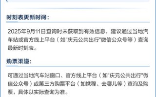 福建政和汽车站时刻表最新版几点发车？