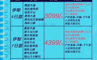新疆旅游跟团8日游费用多少？
