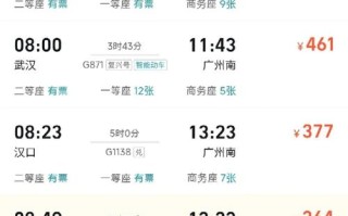 上饶到福建高铁票价多少？