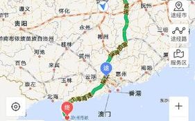 海南到江西途经哪些地方？