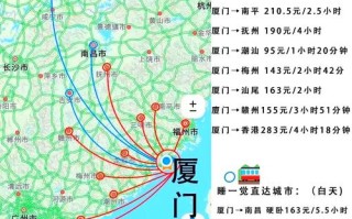 广州到福建高铁线路图