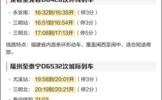 上海到福建三明的火车
