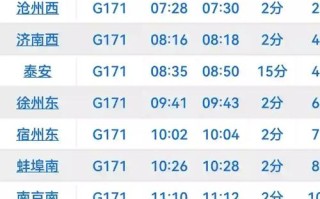衡山到福建高铁时刻表最新版是？