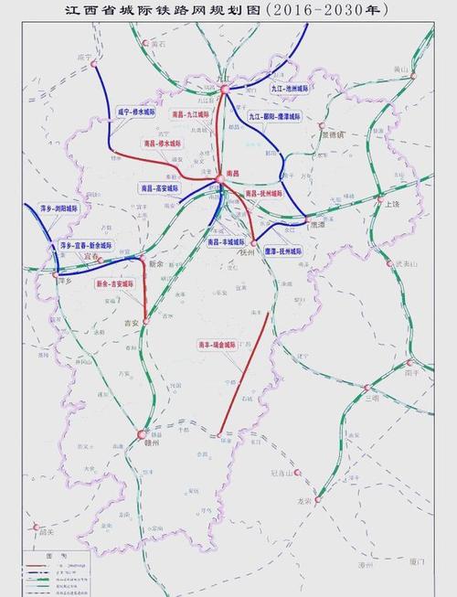 江西2025铁路规划有哪些新线路？-第1张图片-花冠旅游服务