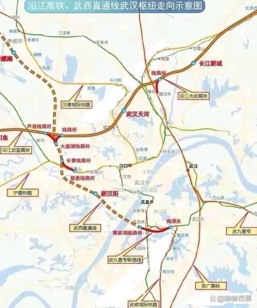武汉至新疆高铁线路图具体走向是怎样的？-第1张图片-花冠旅游服务