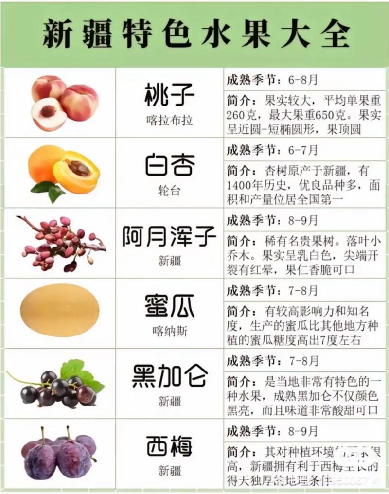 新疆北疆六月水果多吗？-第1张图片-花冠旅游服务