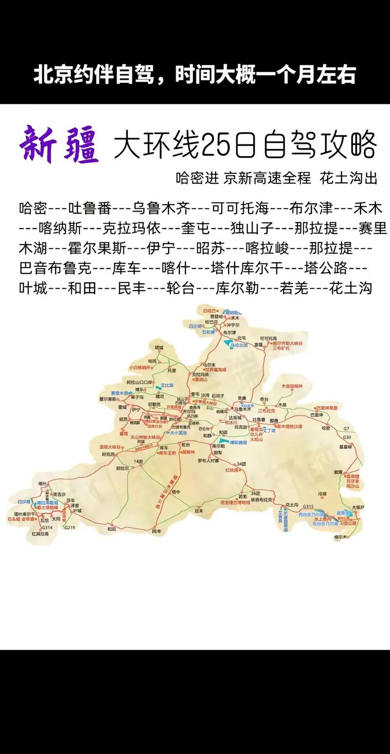 北京自驾新疆路线怎么走？-第2张图片-花冠旅游服务