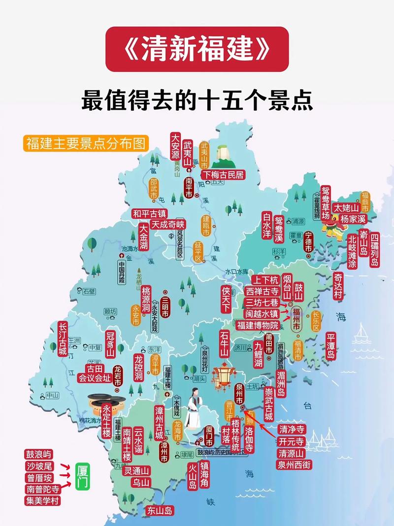 福建旅游资源分布有何特点？-第1张图片-花冠旅游服务