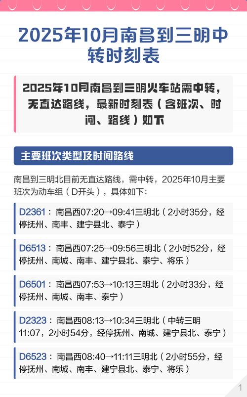 福建三明到南昌动车怎么坐?-第1张图片-花冠旅游服务 福建三明到南昌动车怎么坐?-第1张图片-花冠旅游服务