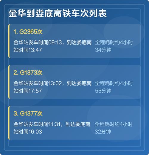 江西到金华高铁时刻表几点有车?-第2张图片-花冠旅游服务 江西到金华高铁时刻表几点有车?-第2张图片-花冠旅游服务