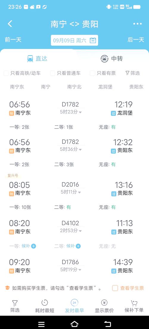 福建去贵州高铁具体到达时间是几点？-第1张图片-花冠旅游服务