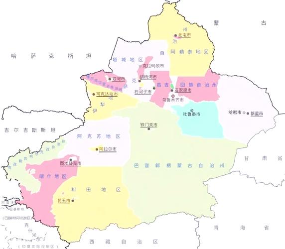 新疆地图全图高清版哪里可以找到？-第2张图片-花冠旅游服务