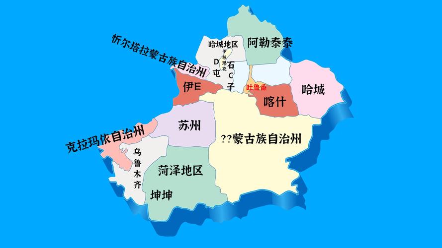 新疆地图全图高清版哪里可以找到？-第1张图片-花冠旅游服务