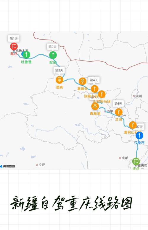 重庆至新疆自驾游路线怎么规划？-第1张图片-花冠旅游服务
