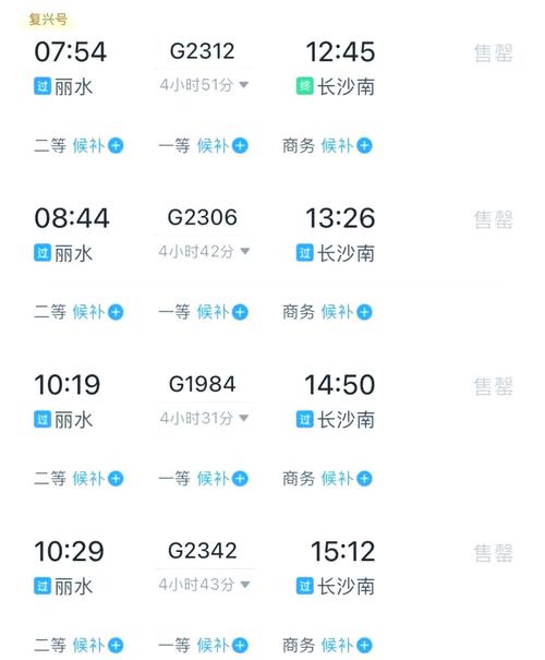 丽水到福建高铁时刻表最新版是？-第2张图片-花冠旅游服务