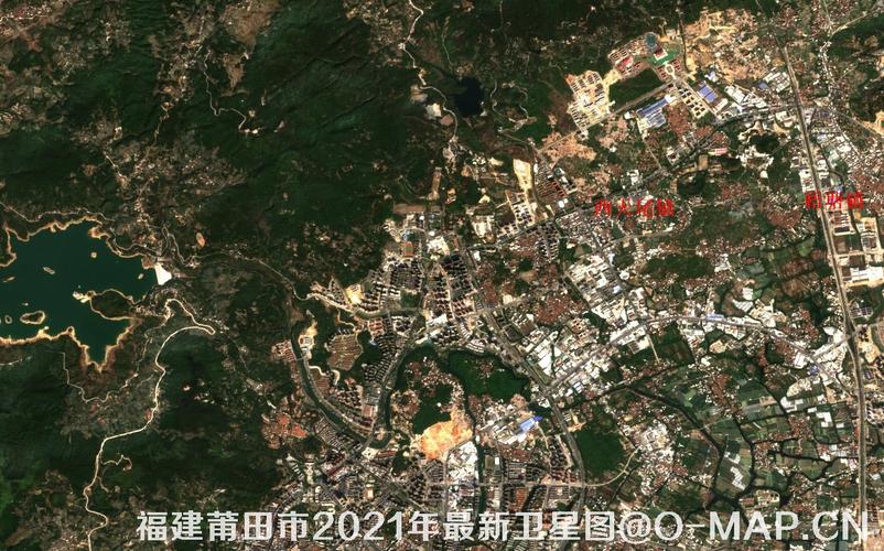 福建省莆田市卫星地图能看到什么？-第2张图片-花冠旅游服务