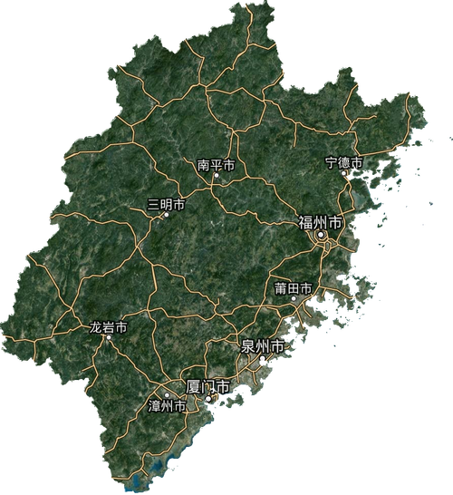 福建省莆田市卫星地图能看到什么？-第3张图片-花冠旅游服务