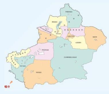 喀什在新疆的具体位置是哪里？-第3张图片-花冠旅游服务