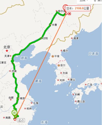 江西到山东多少公里？-第1张图片-花冠旅游服务