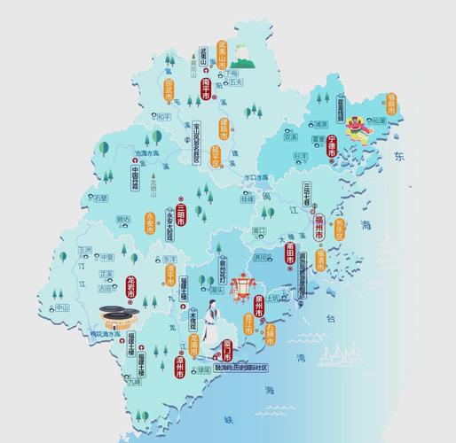 福建省景区地图高清版哪里能下载？-第1张图片-花冠旅游服务