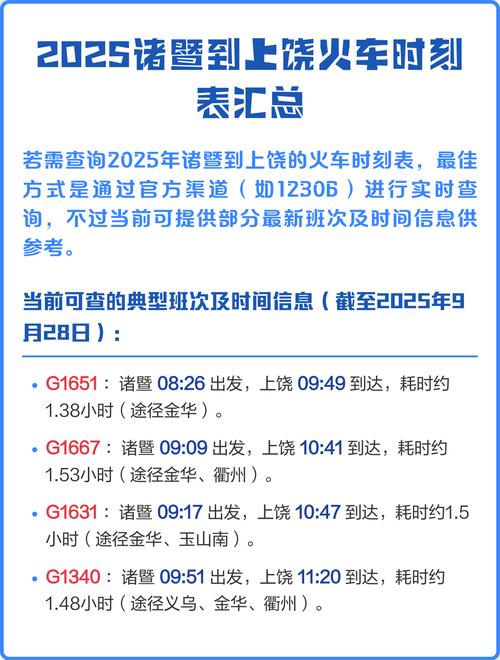 诸暨到江西上饶高铁怎么坐？-第1张图片-花冠旅游服务