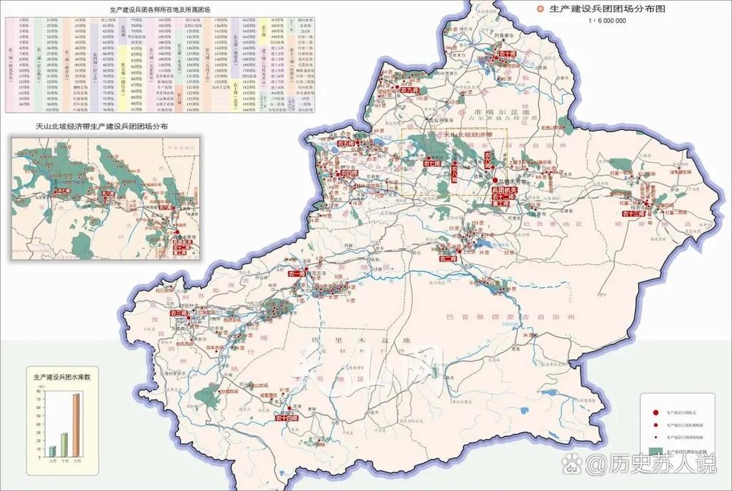新疆生产建设兵团地图具体范围有哪些？-第1张图片-花冠旅游服务