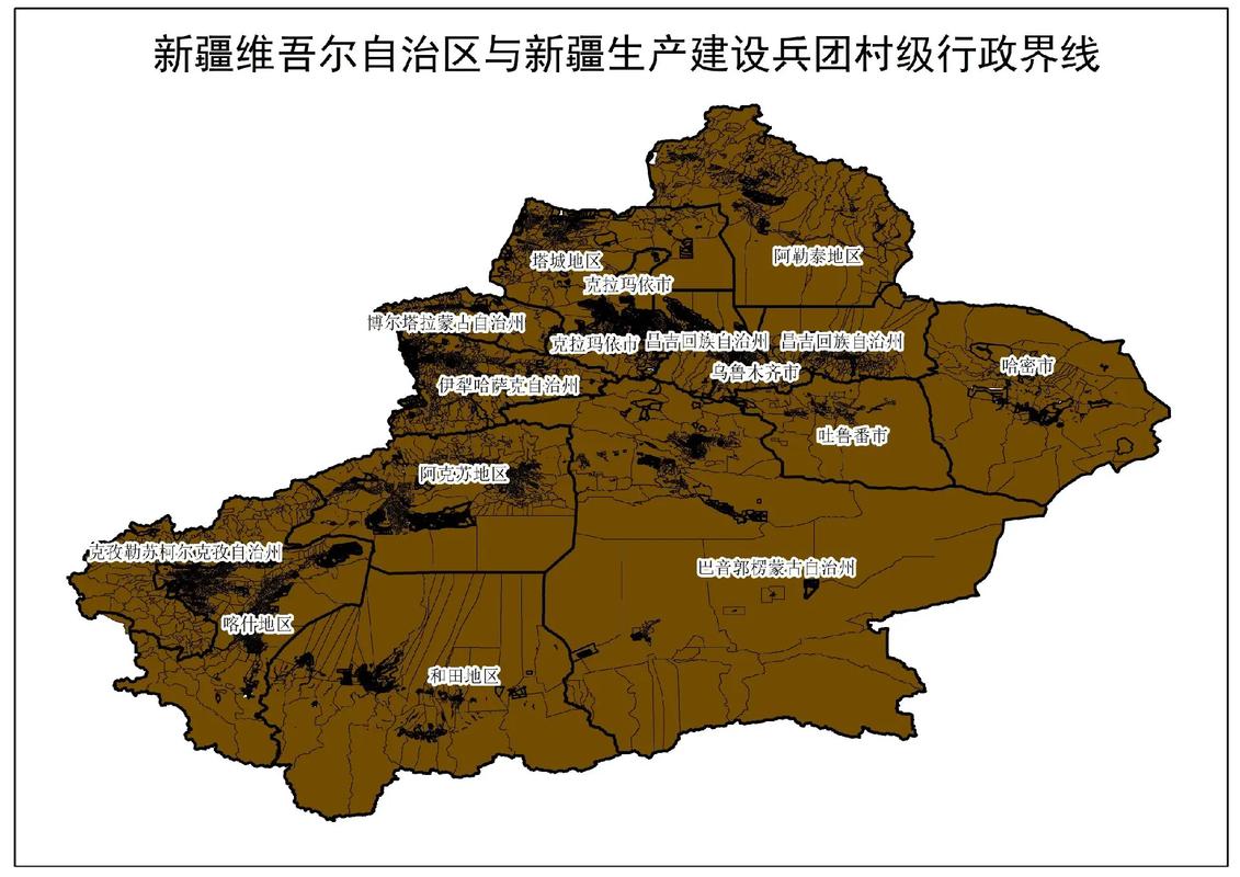 新疆生产建设兵团地图具体范围有哪些？-第2张图片-花冠旅游服务