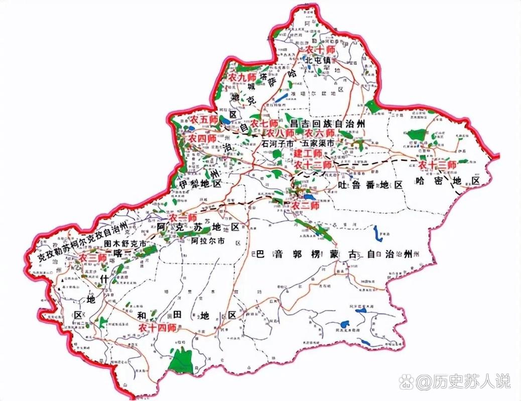 新疆生产建设兵团地图具体范围有哪些？-第3张图片-花冠旅游服务