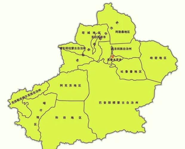 新疆维吾尔自治区地图包含哪些地理信息？-第2张图片-花冠旅游服务