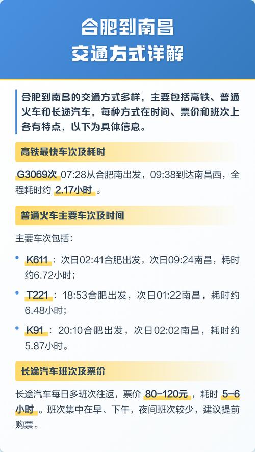 合肥到南昌火车怎么坐？-第1张图片-花冠旅游服务